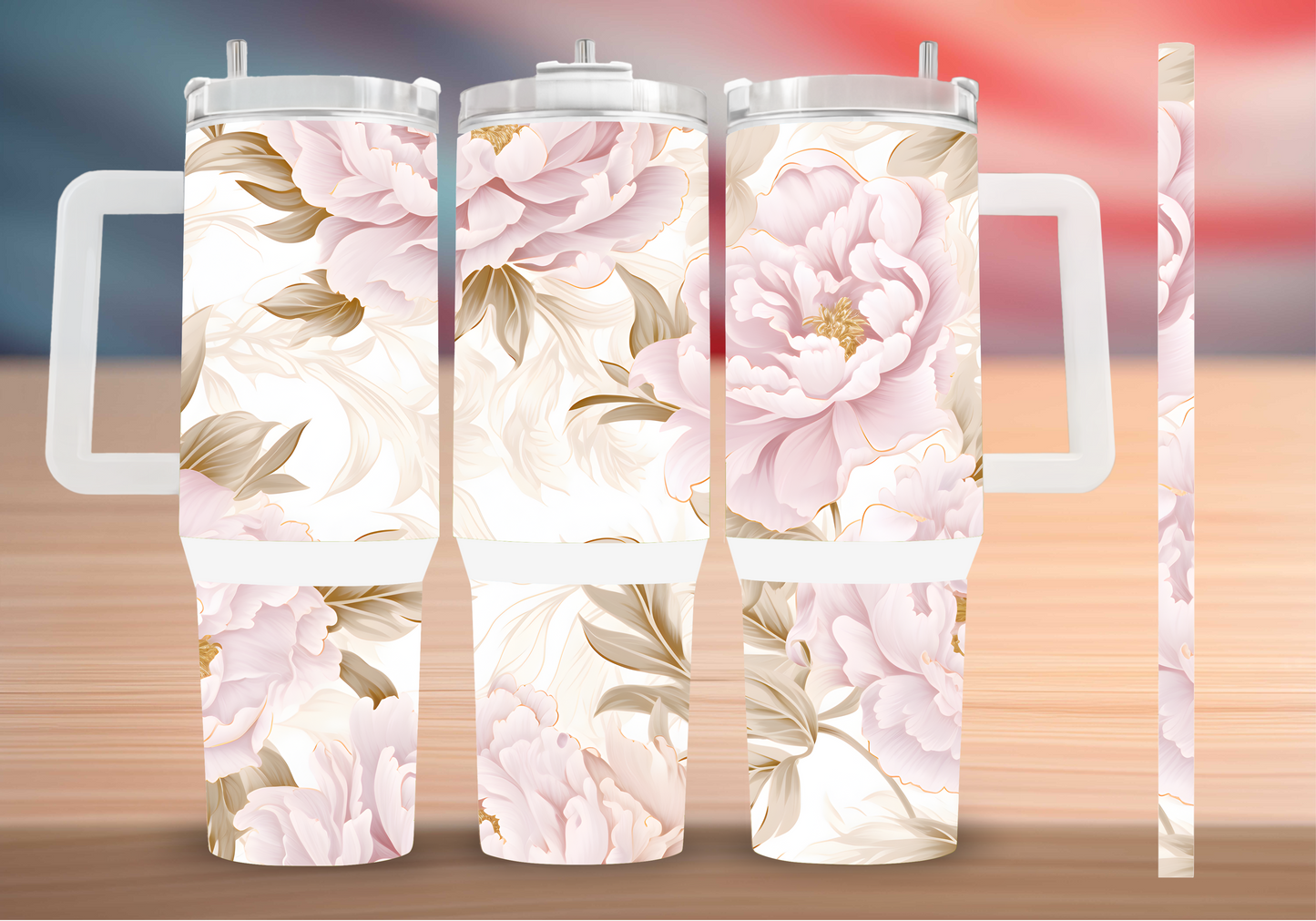 Personalized Tumbler with handle