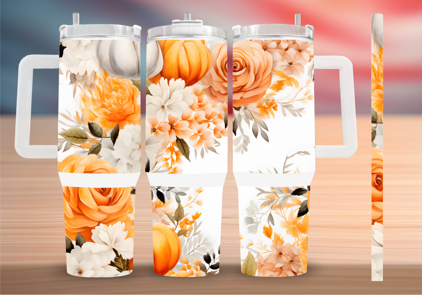 Personalized Tumbler with handle