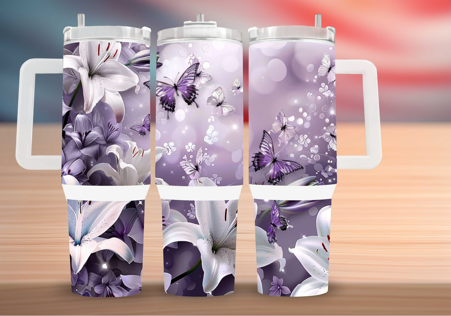 Personalized Tumbler with handle