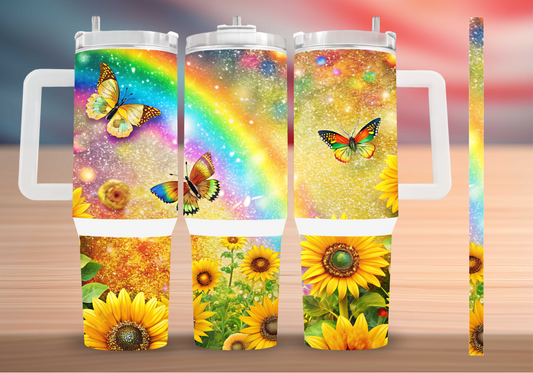 Personalized Tumbler with handle