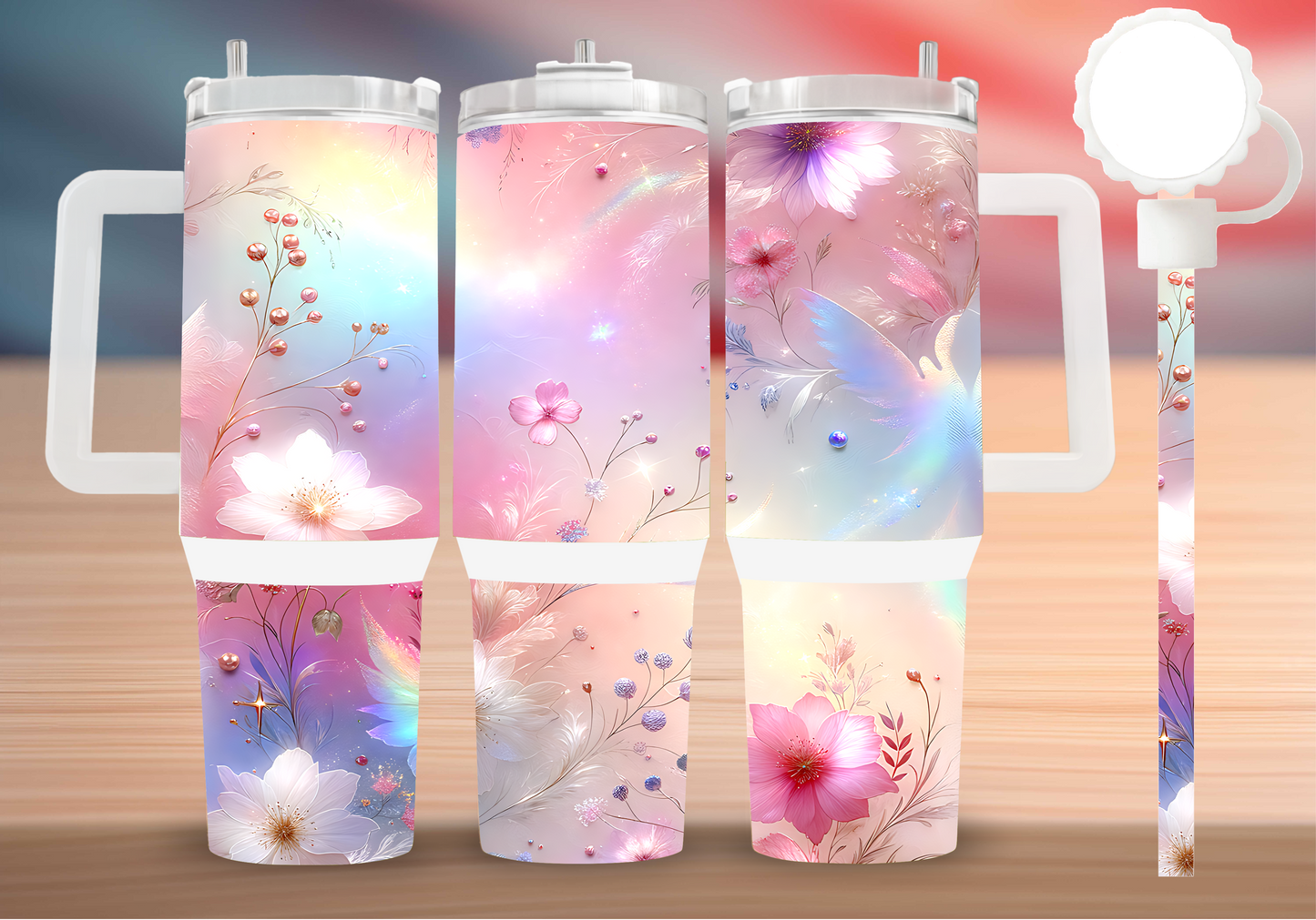 Personalized Tumbler with handle