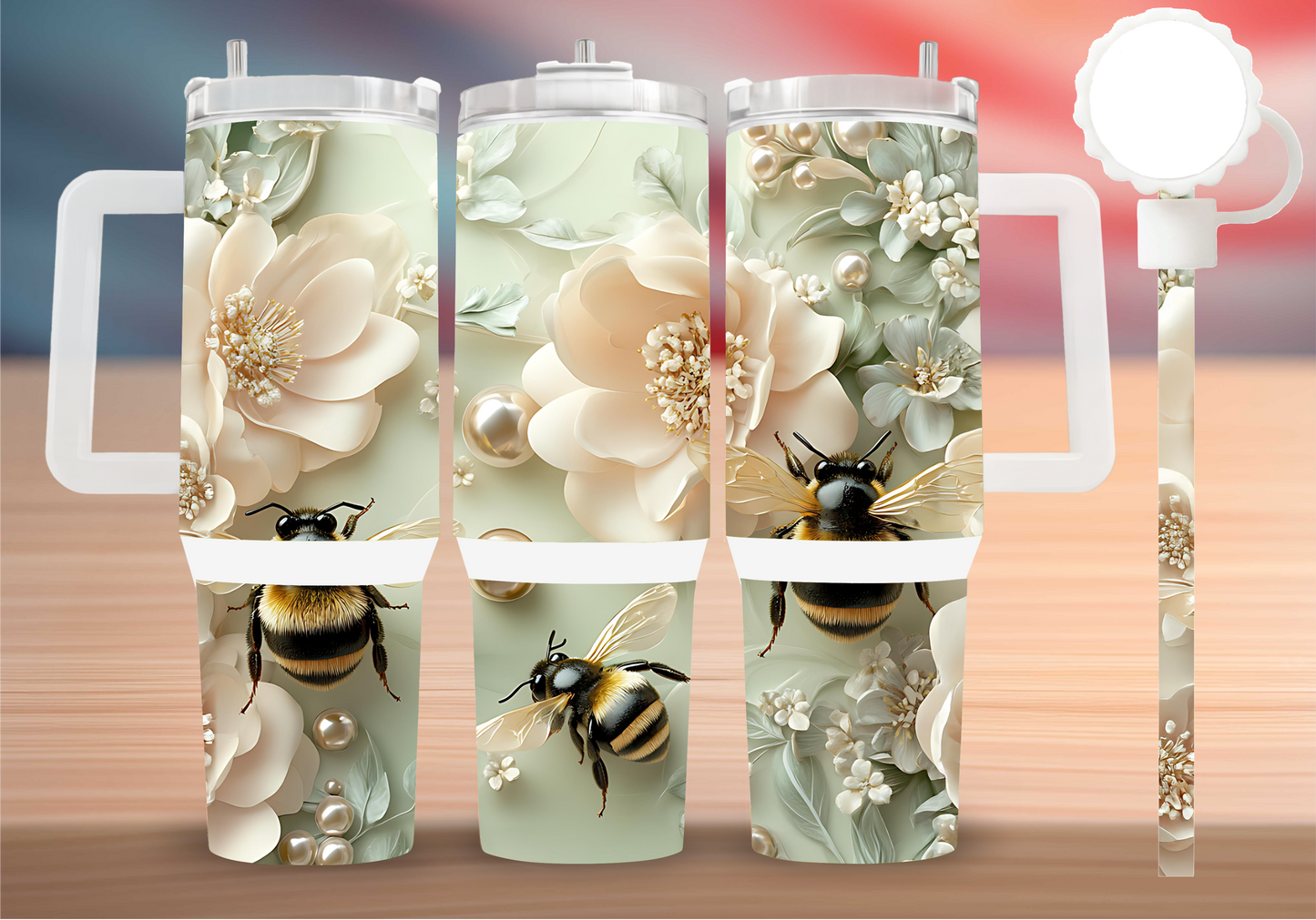 Personalized Tumbler with handle