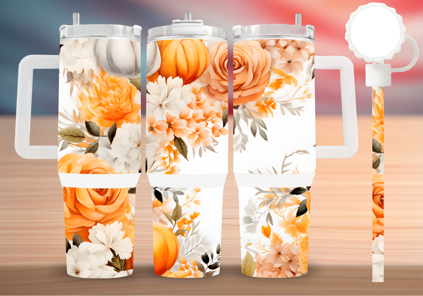 Personalized Tumbler with handle