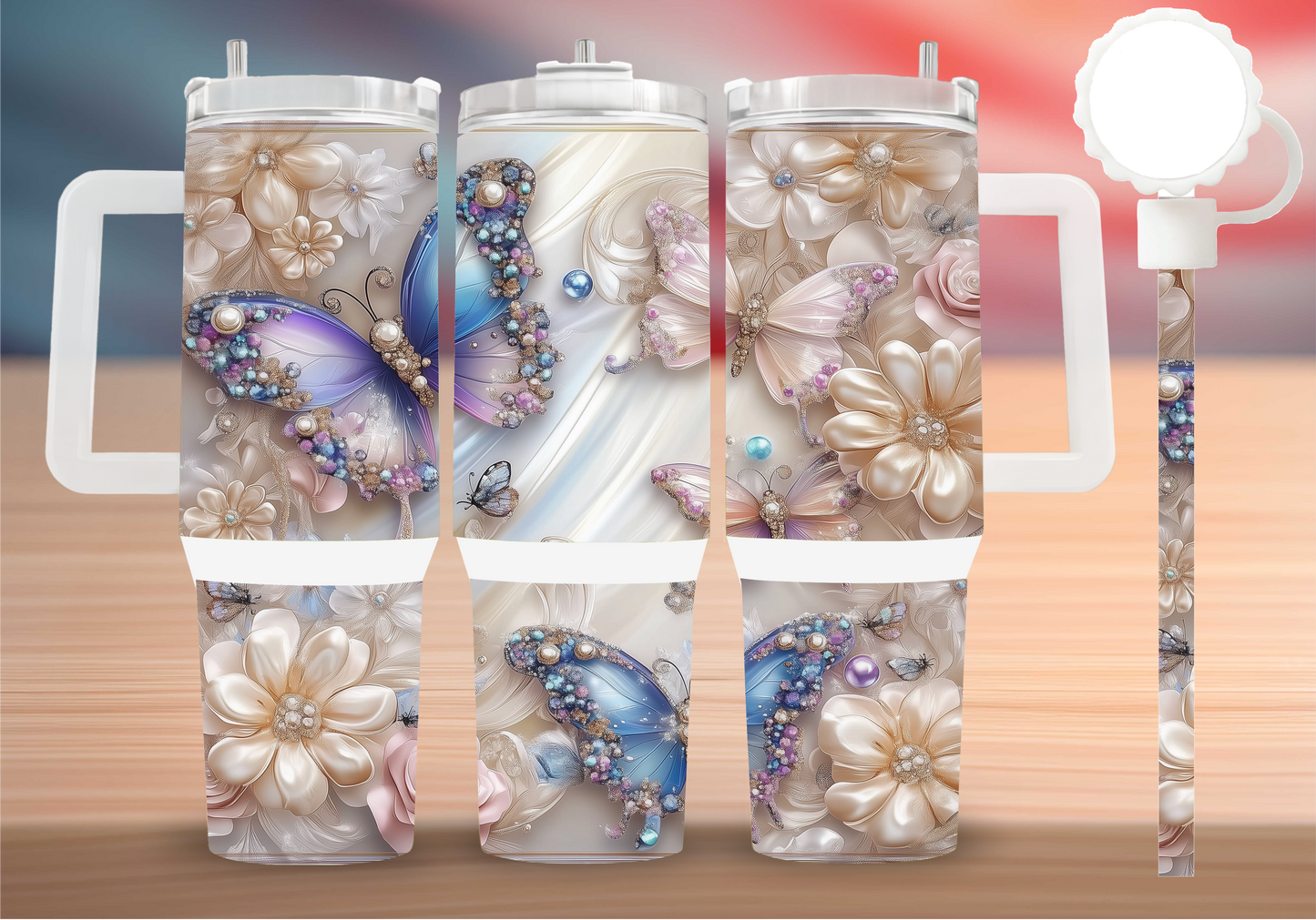 Personalized Tumbler with handle