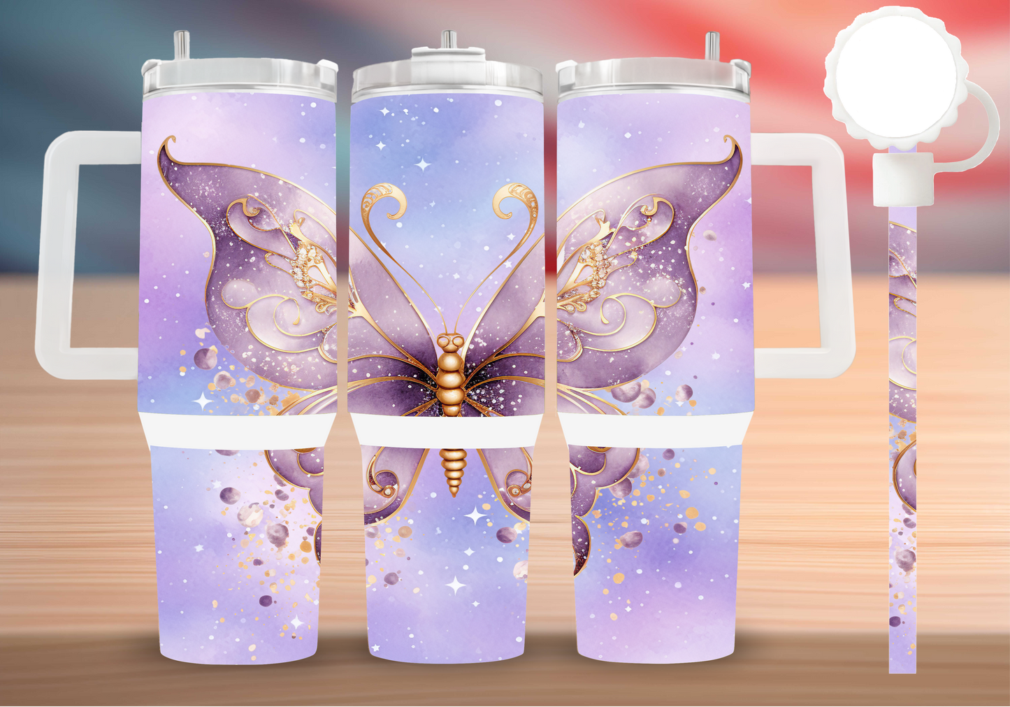 Personalized Tumbler with handle