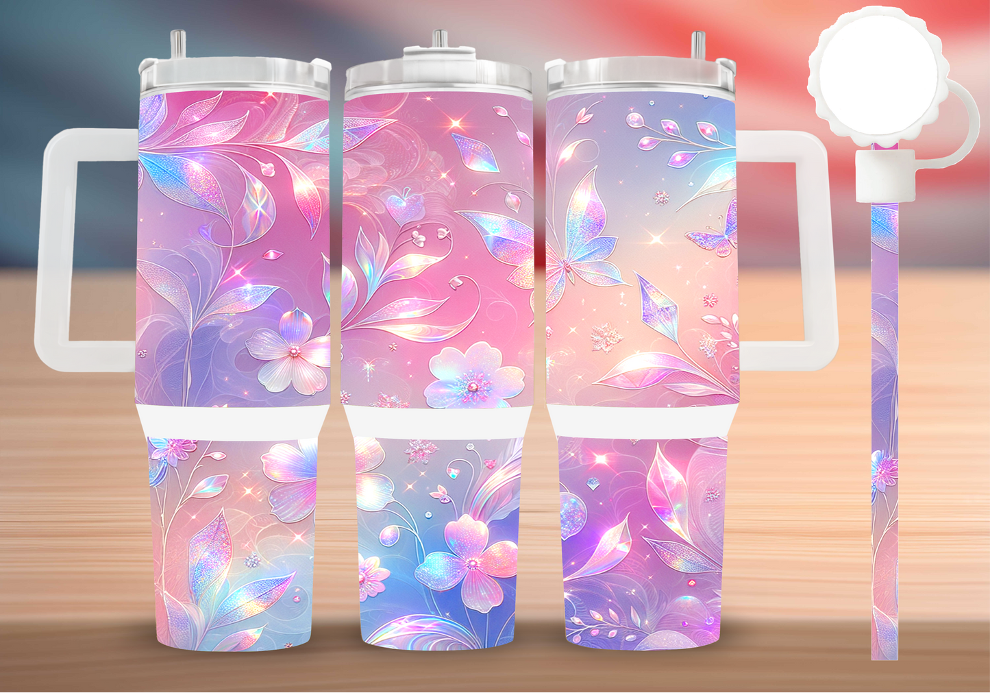 Personalized Tumbler with handle