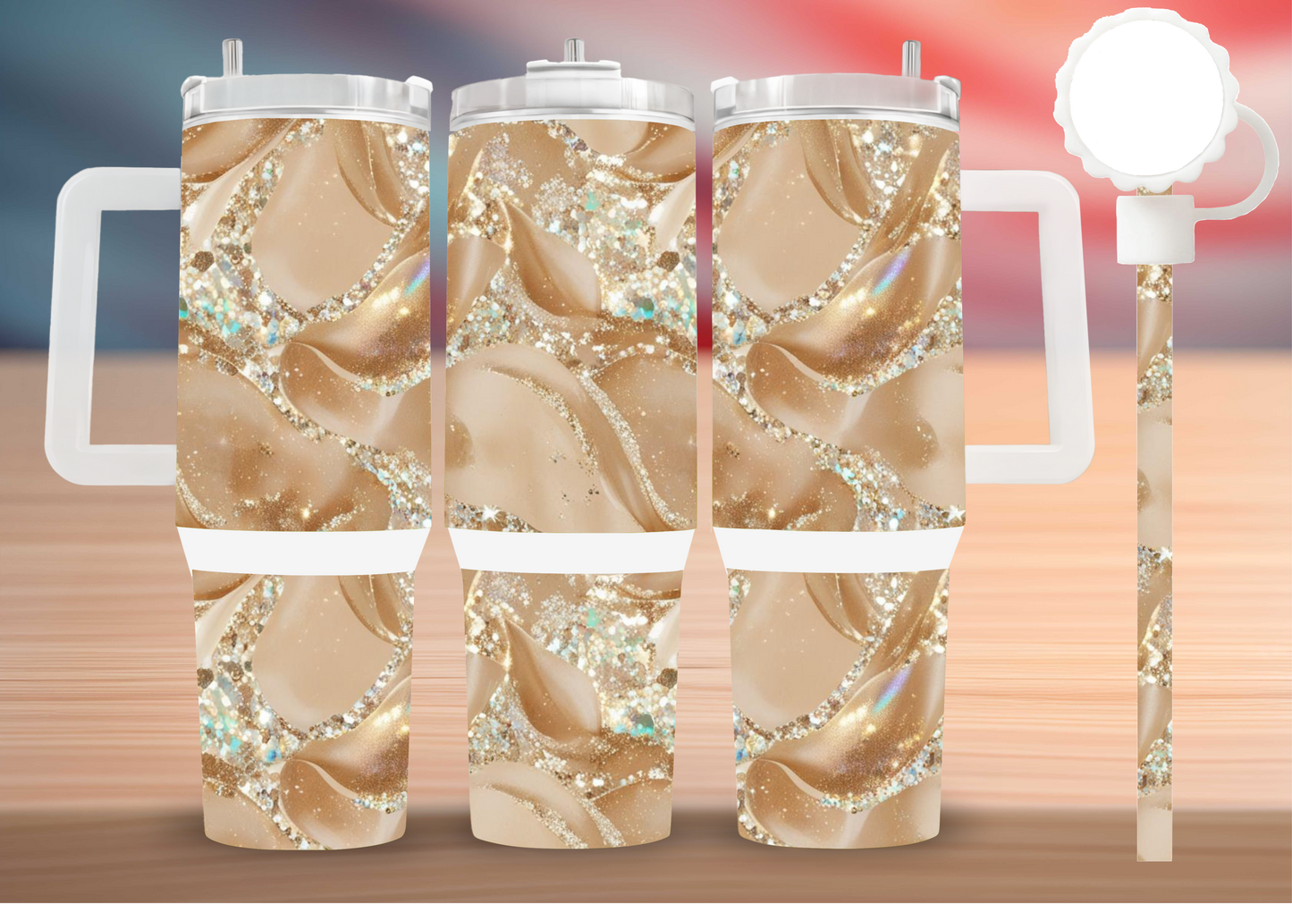 Personalized Tumbler with handle