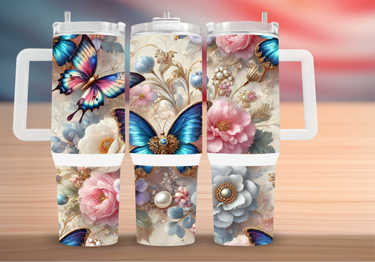 Personalized Tumbler with handle