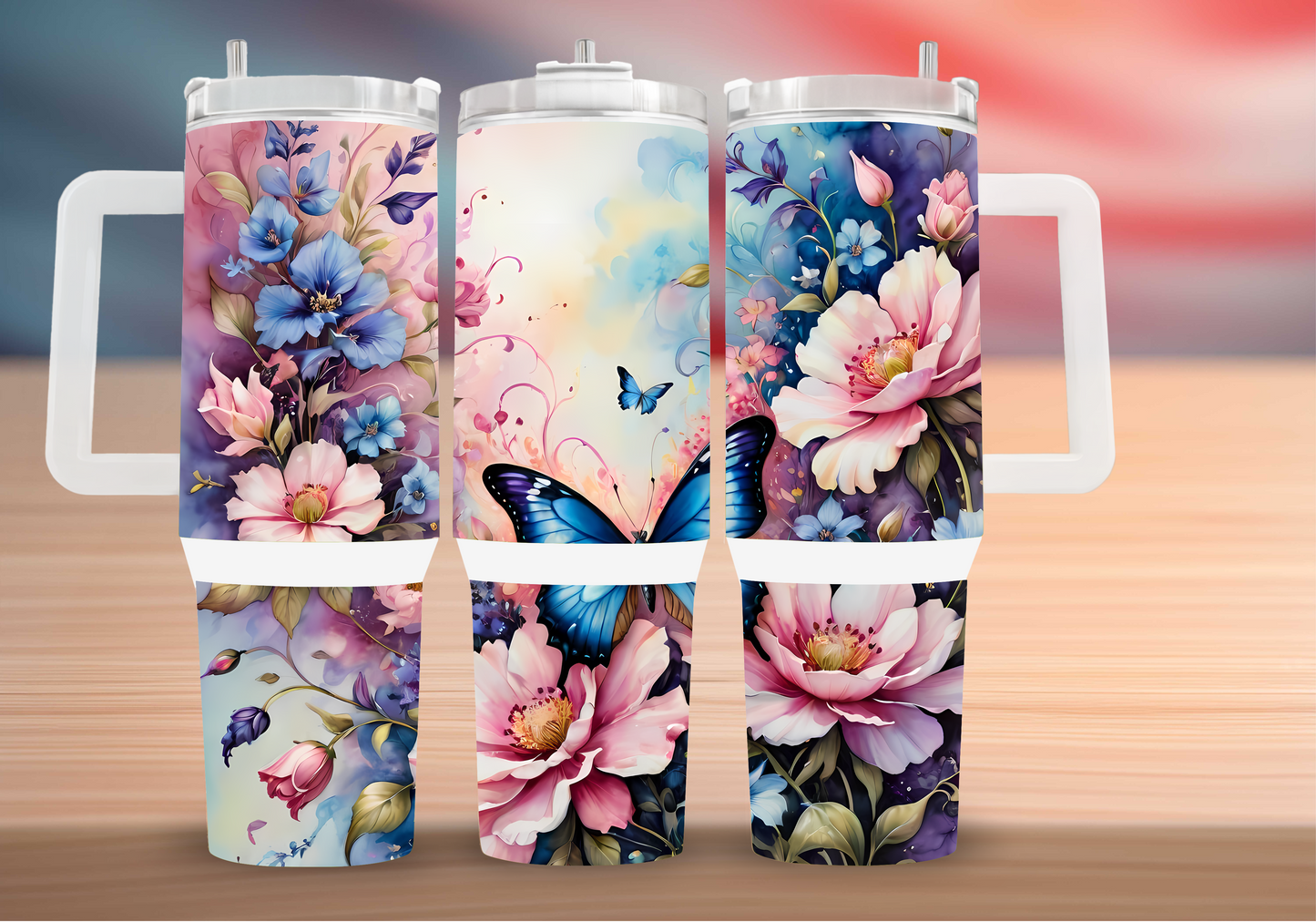 Personalized Tumbler with handle