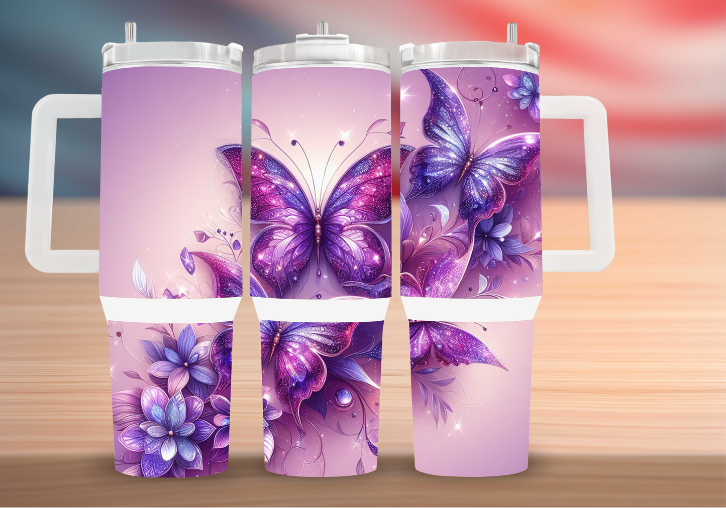 Personalized Tumbler with handle