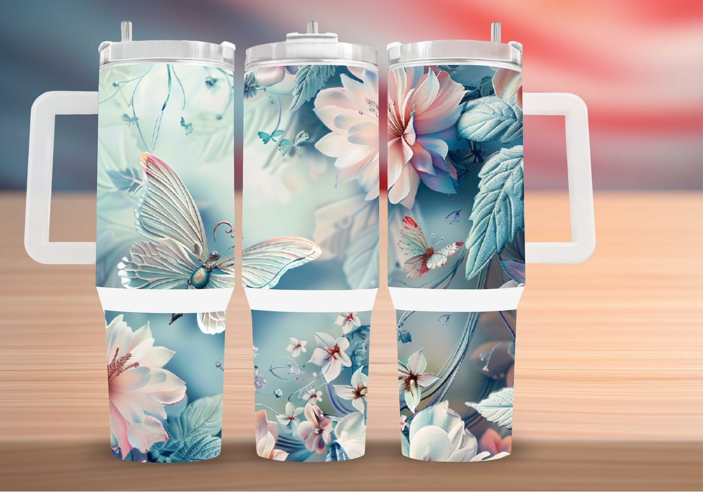 Personalized Tumbler with handle