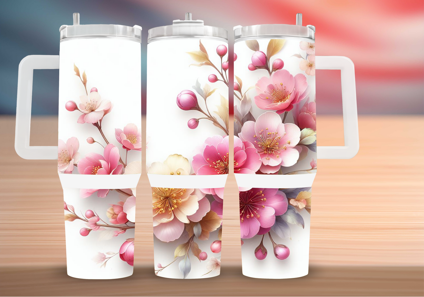 Personalized Tumbler with handle
