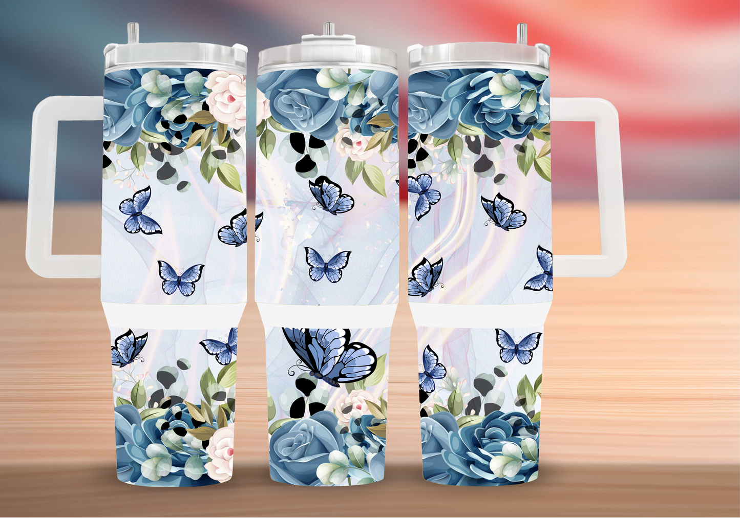 Personalized Tumbler with handle
