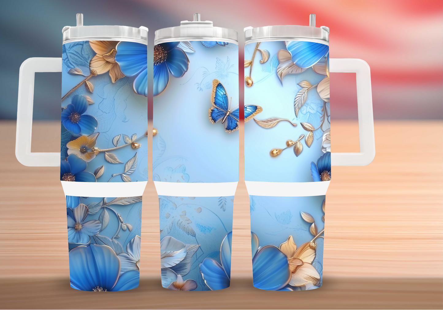 Personalized Tumbler with handle