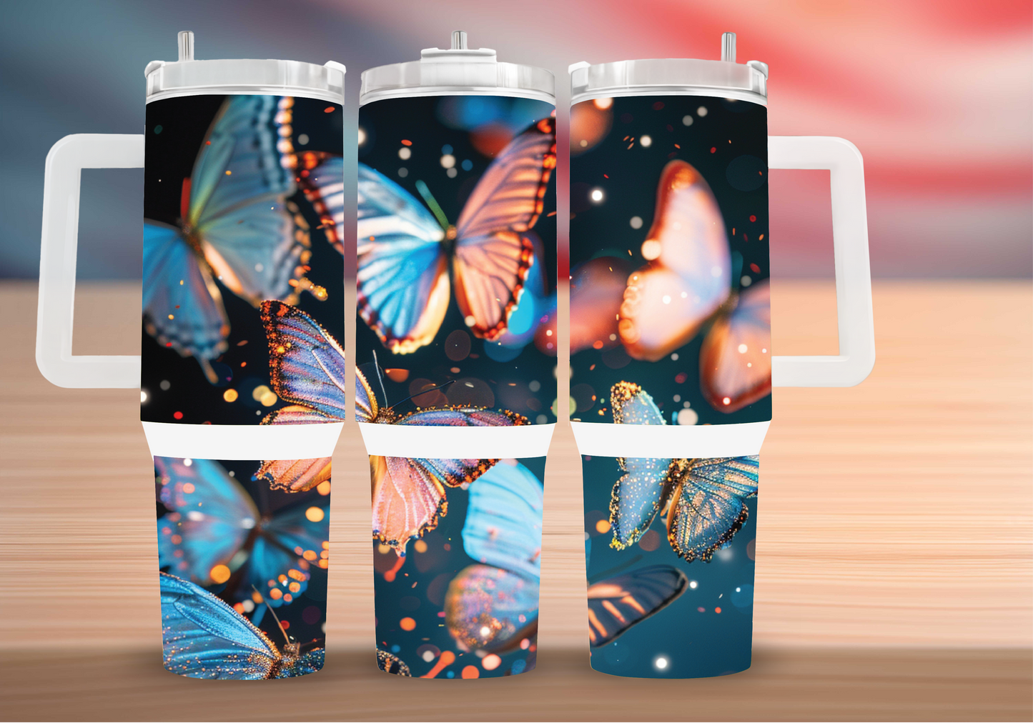 Personalized Tumbler with handle