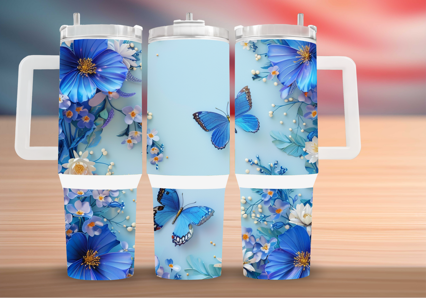 Personalized Tumbler with handle