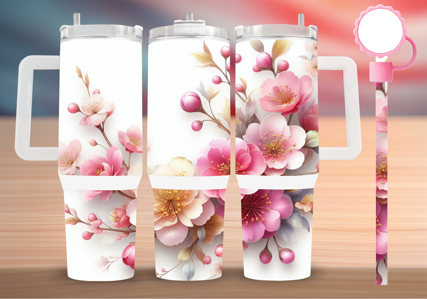 Personalized Tumbler with handle