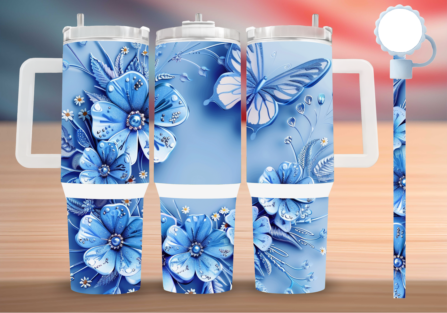 Personalized Tumbler with handle