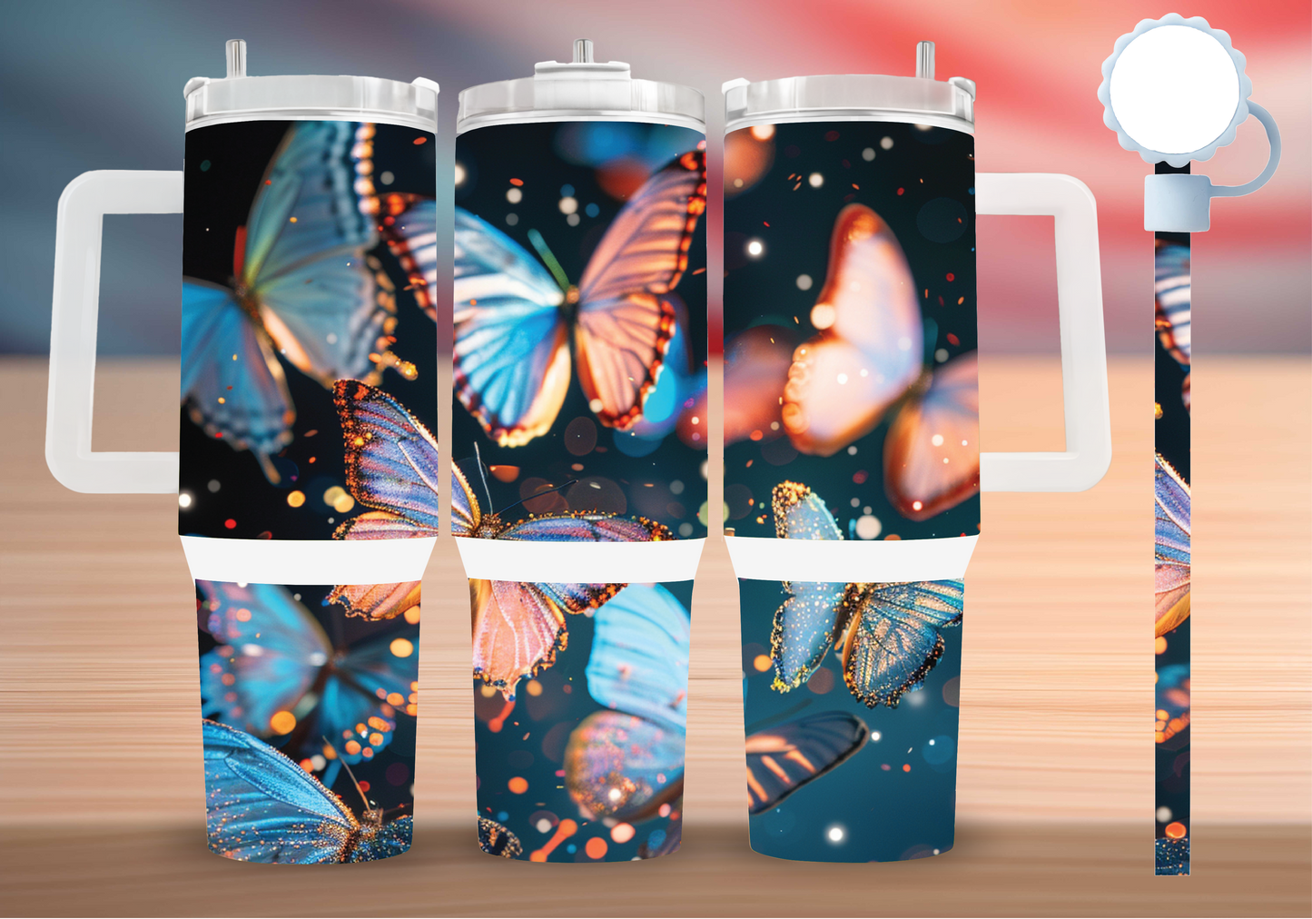 Personalized Tumbler with handle