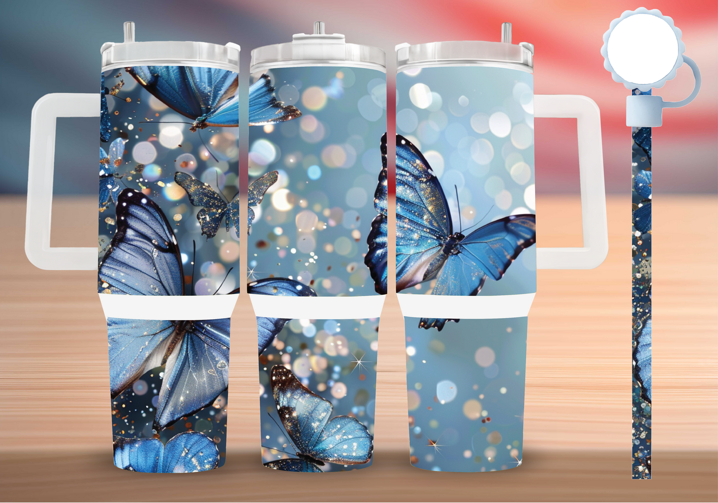 Personalized Tumbler with handle