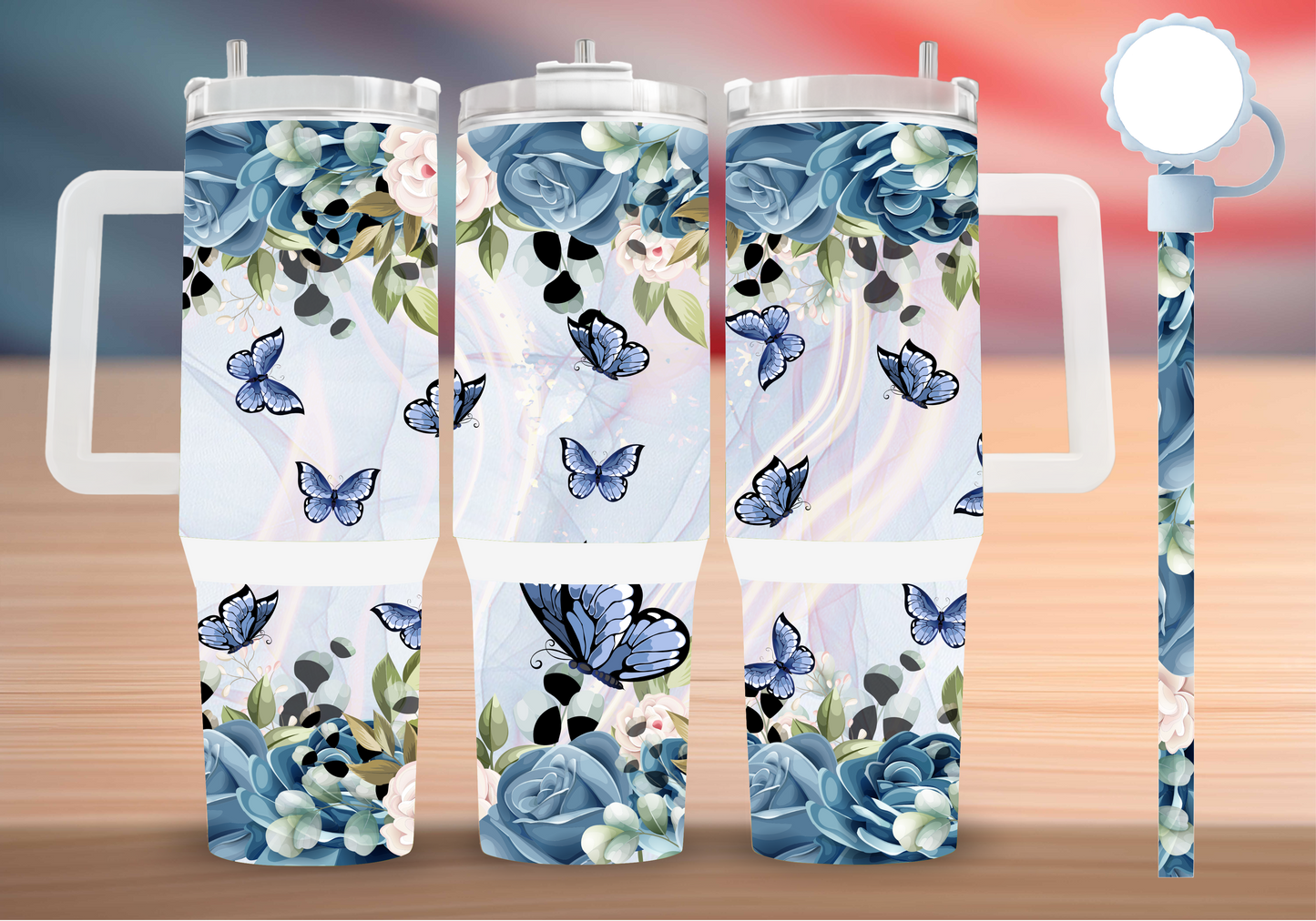 Personalized Tumbler with handle