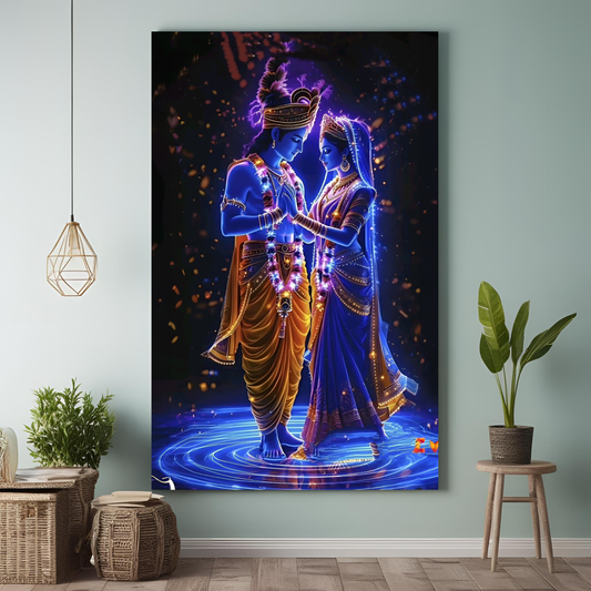 Canvas Art- Radha Krishna