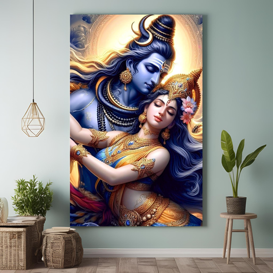 Canvas Art- Shiva Parbati