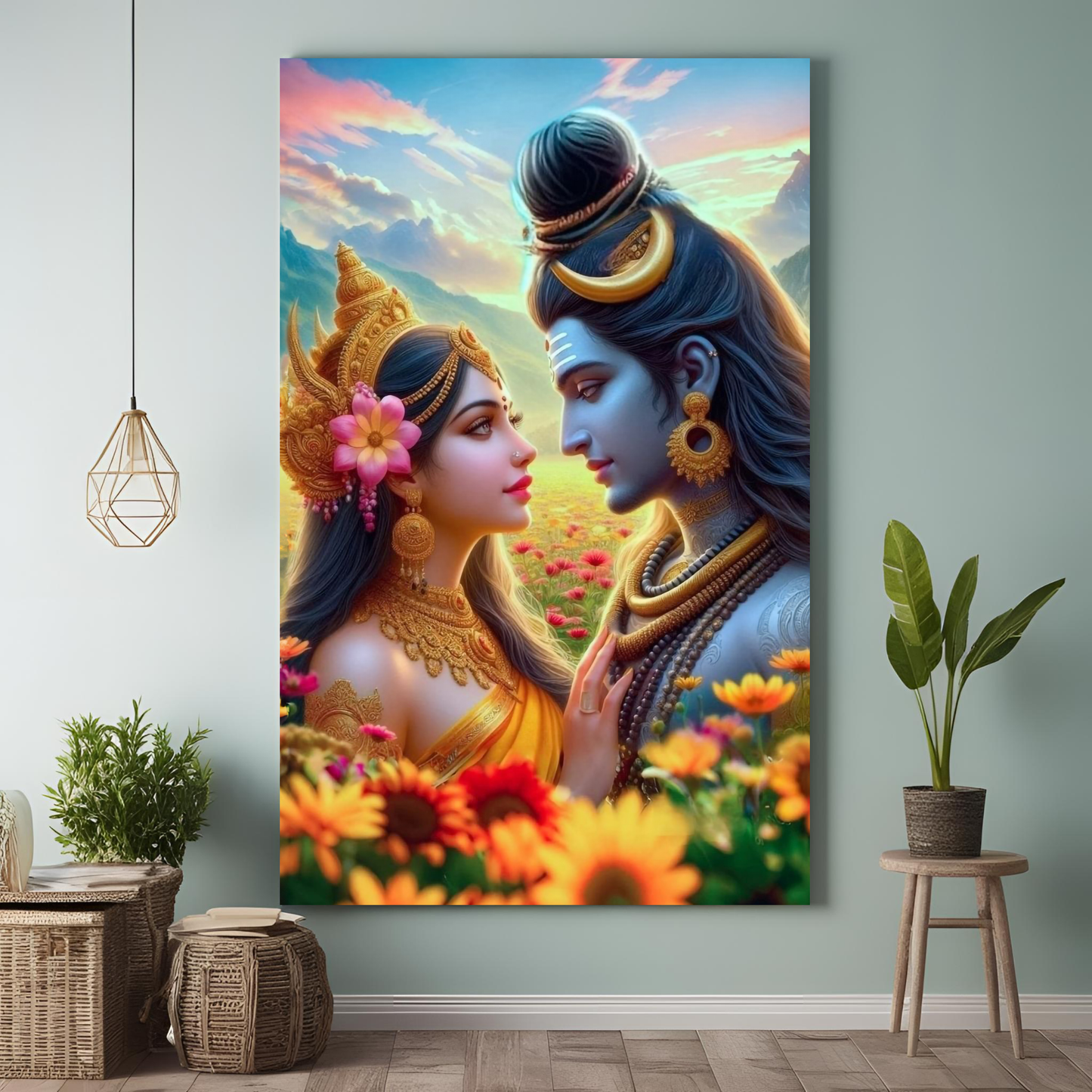 Canvas Art- Shiva Parbati
