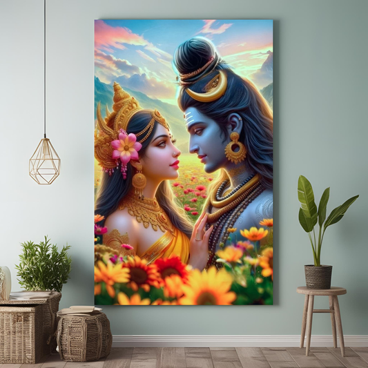 Canvas Art- Shiva Parbati