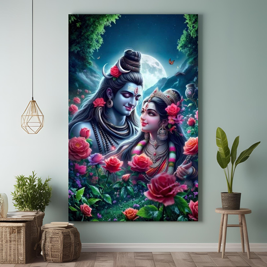 Canvas Art- Shiva Parbati