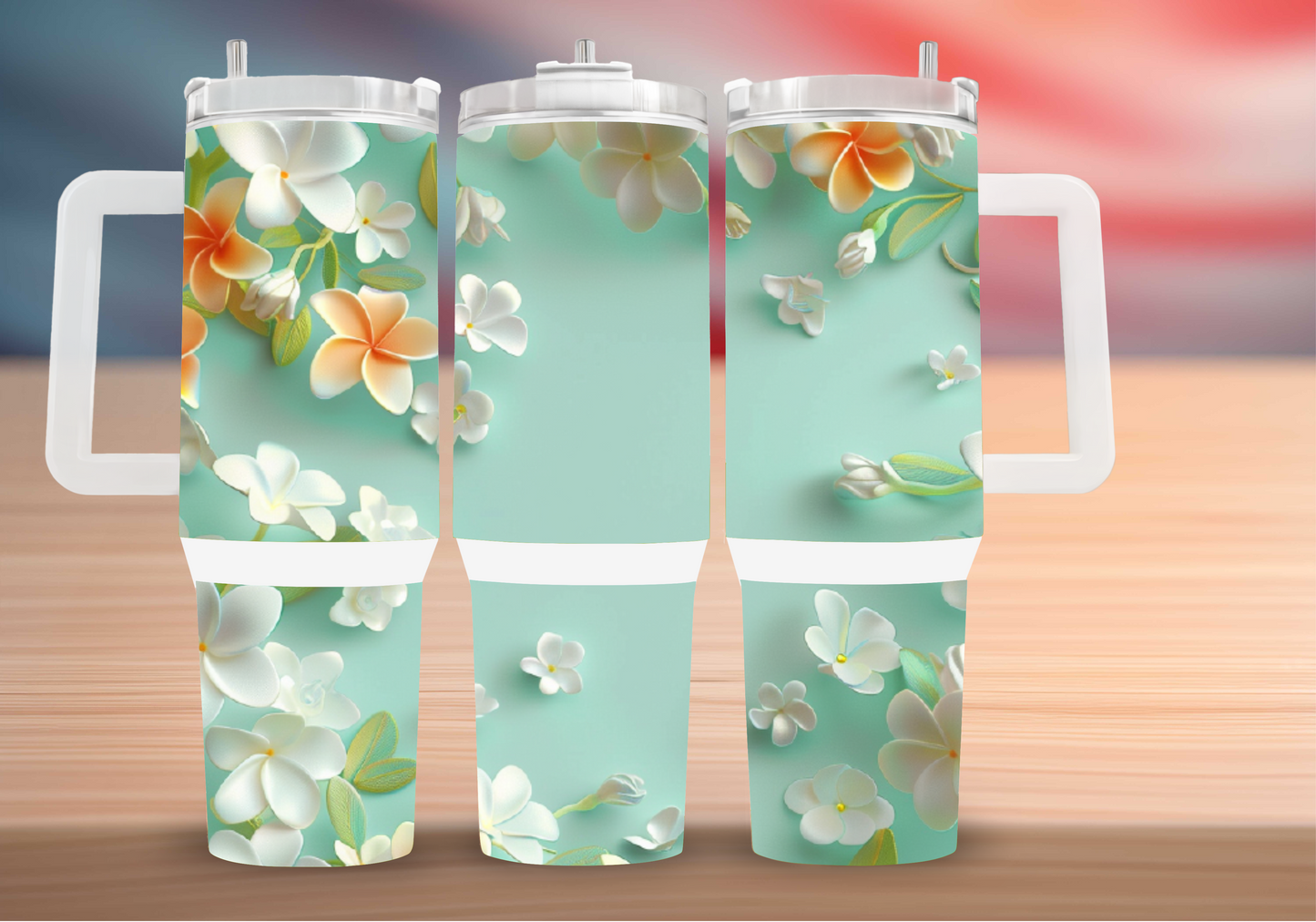 Personalized Tumbler with handle