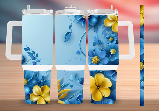Personalized Tumbler with handle