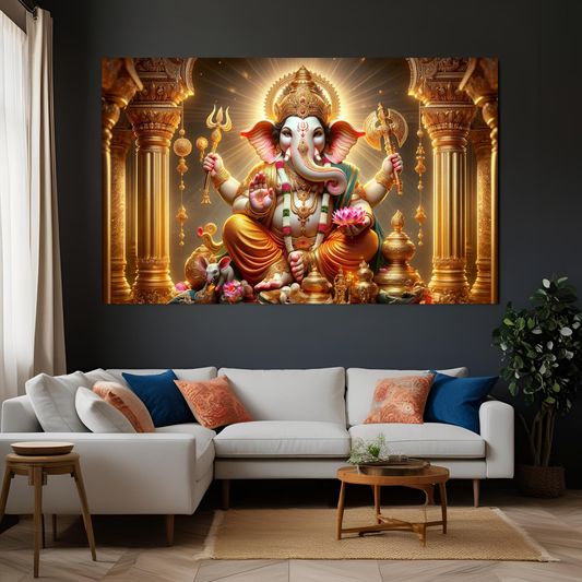 Canvas Art- Ganesha