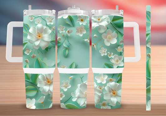 Personalized Tumbler with handle