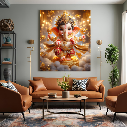 Canvas Art- Ganesha