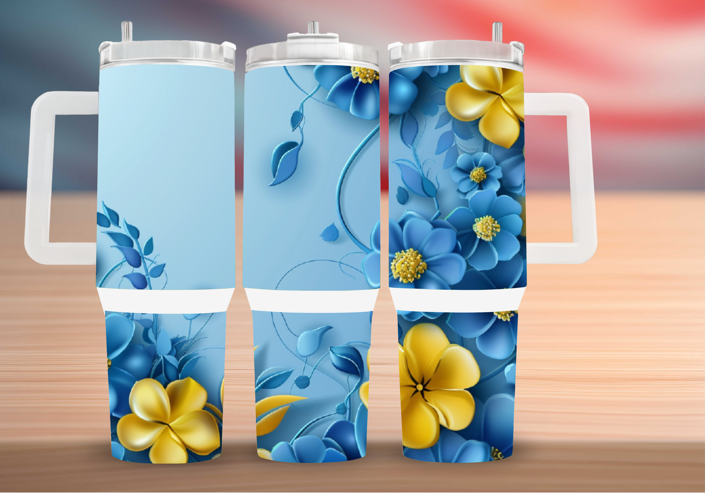 Personalized Tumbler with handle