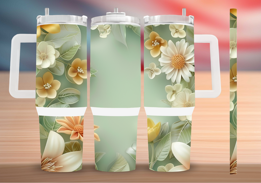 Personalized Tumbler with handle