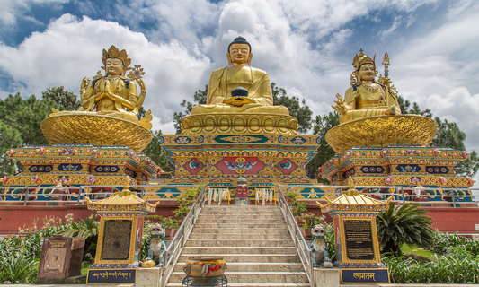 Canvas Art - Buddha Temple