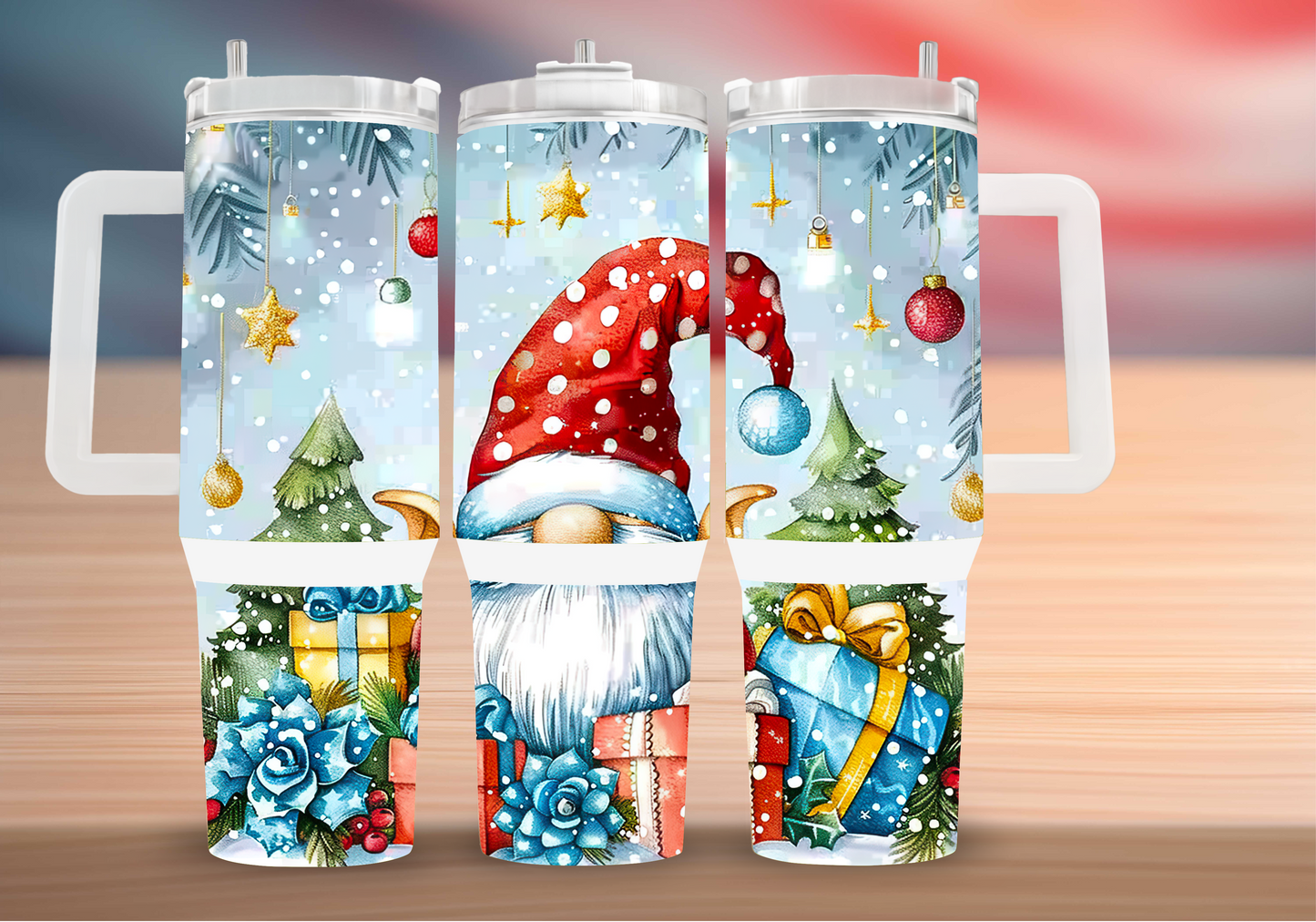 Personalized Tumbler with handle
