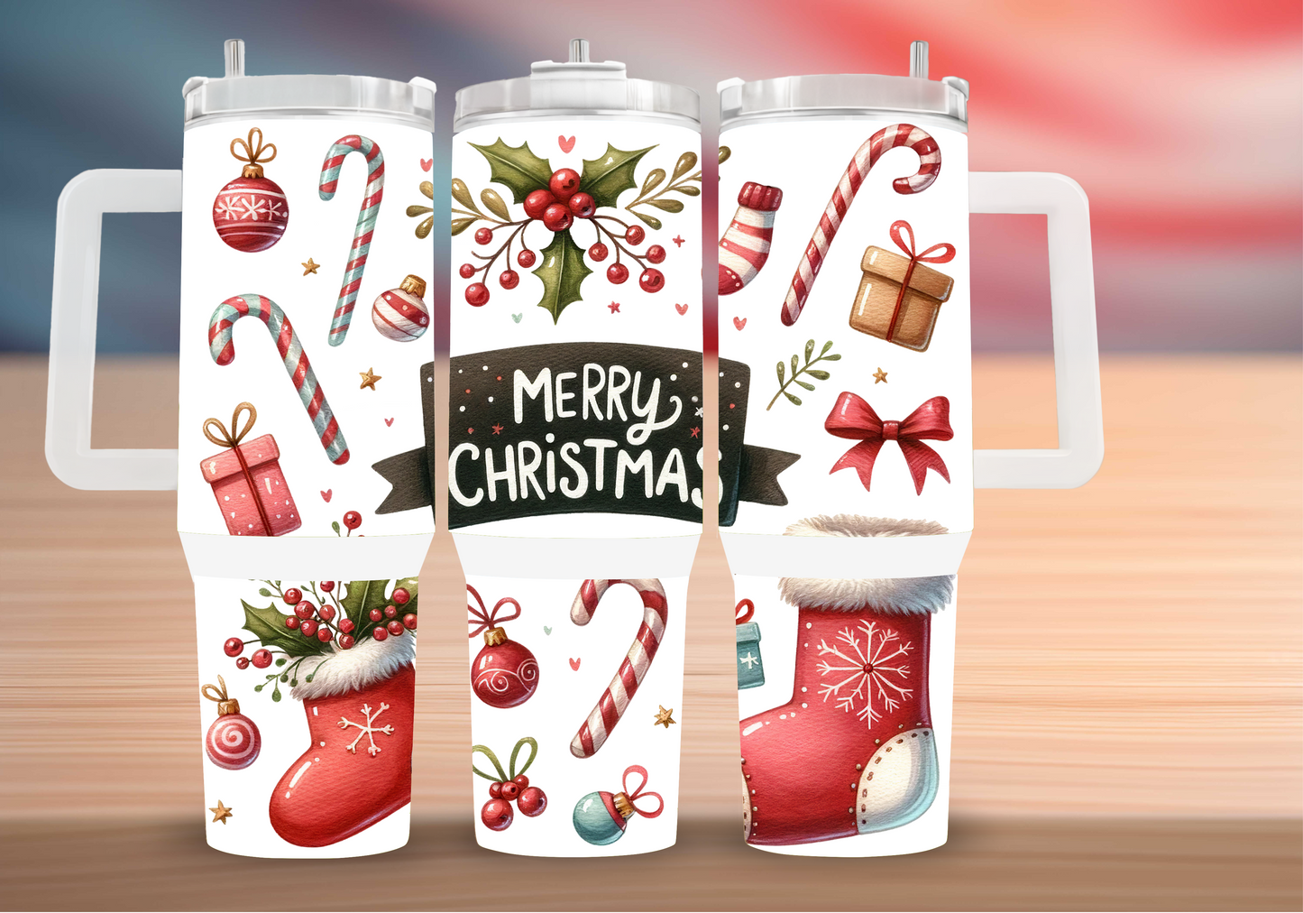 Personalized Tumbler with handle