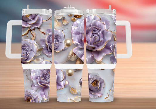 Personalized Tumbler with handle