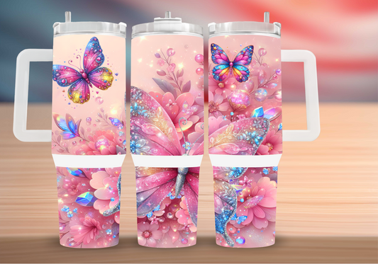 Personalized Tumbler with handle
