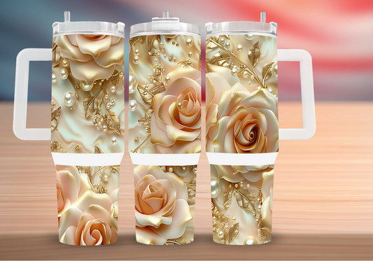 Personalized Tumbler with handle