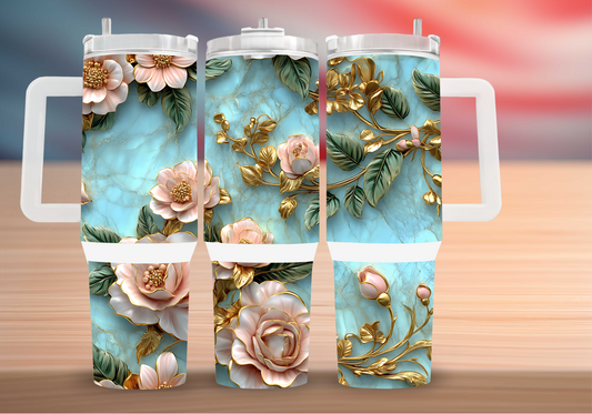 Personalized Tumbler with handle