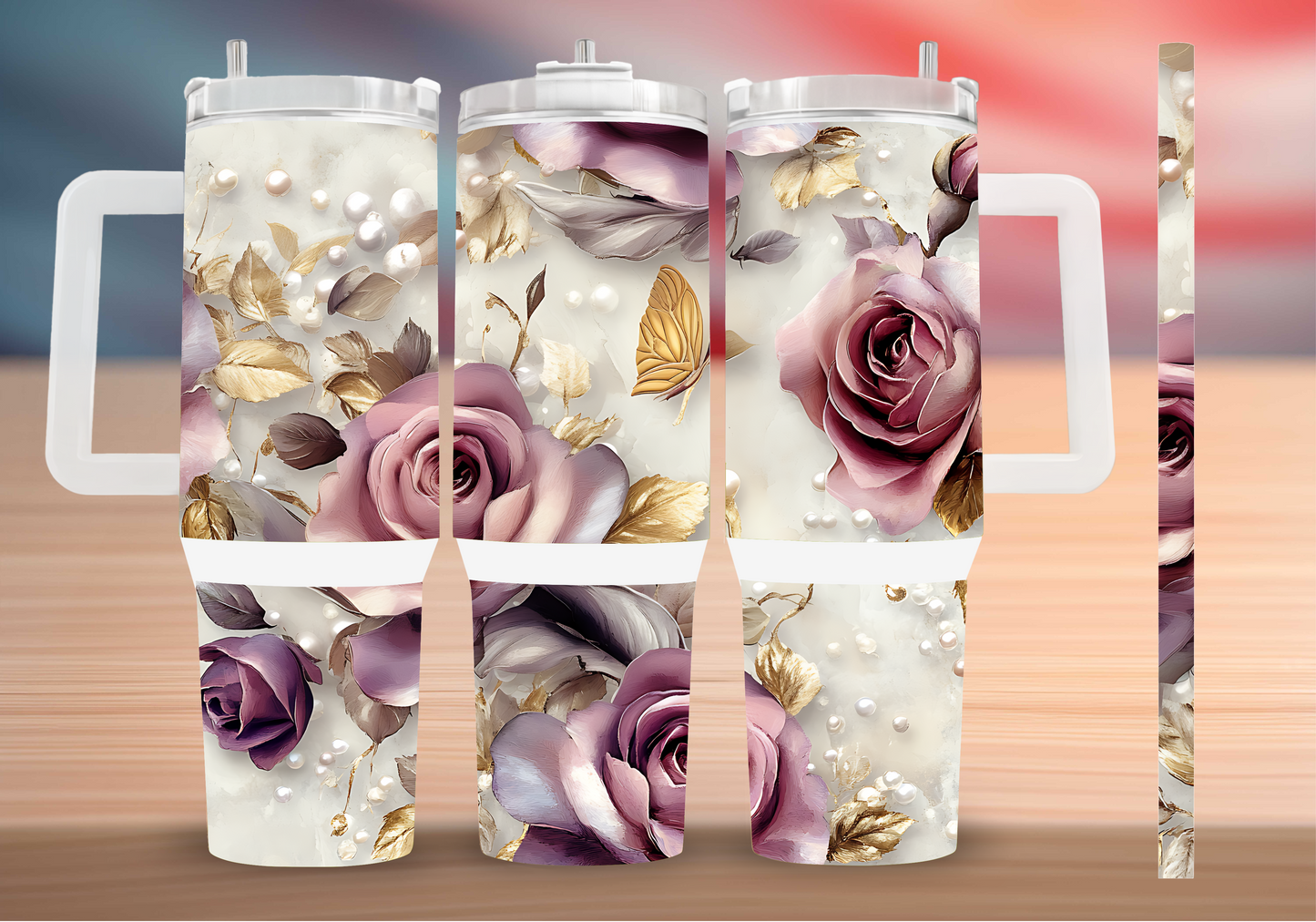 Personalized Tumbler with handle