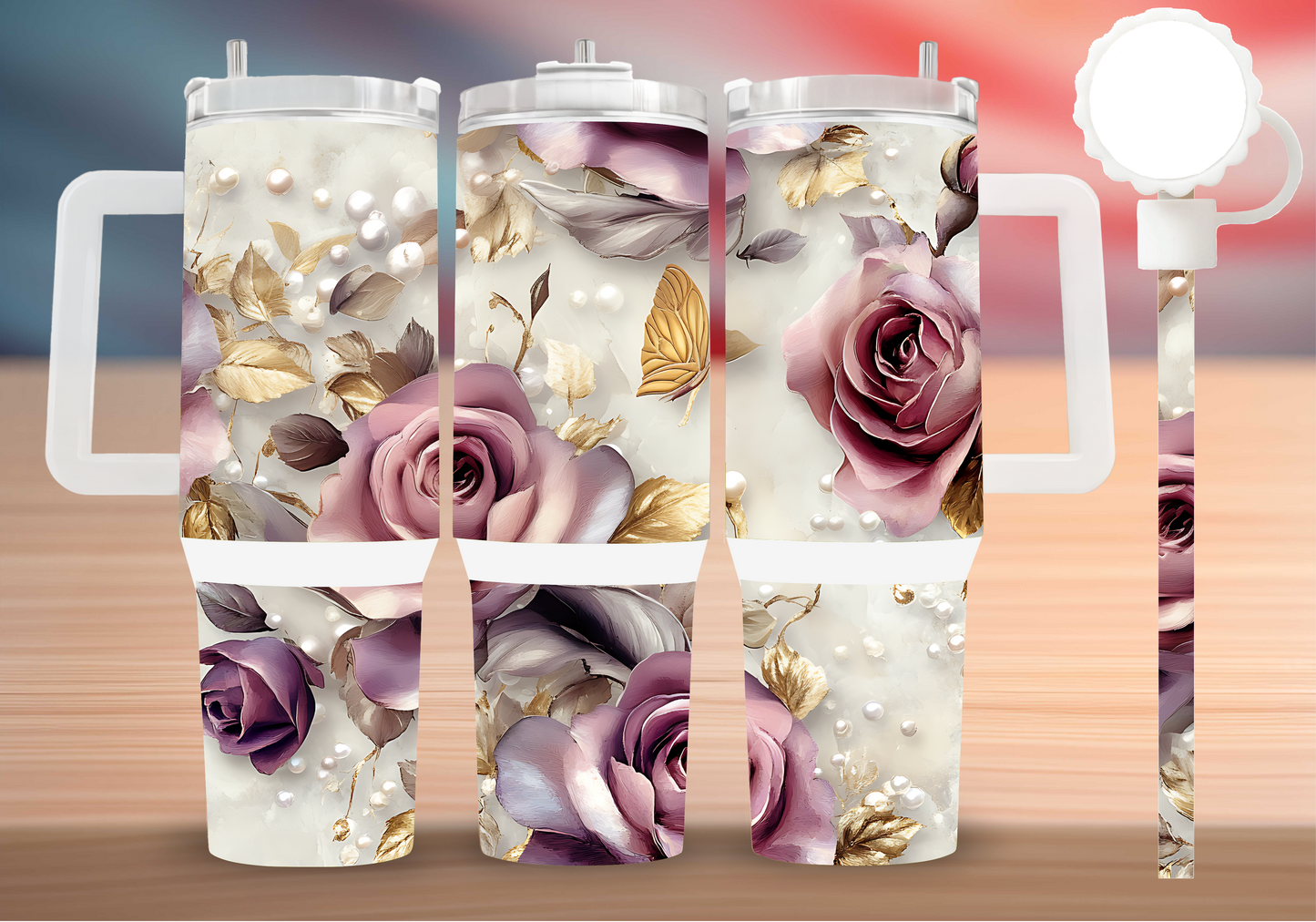 Personalized Tumbler with handle