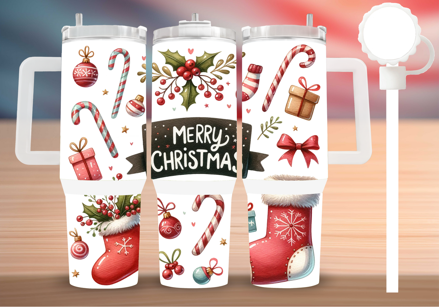 Personalized Tumbler with handle