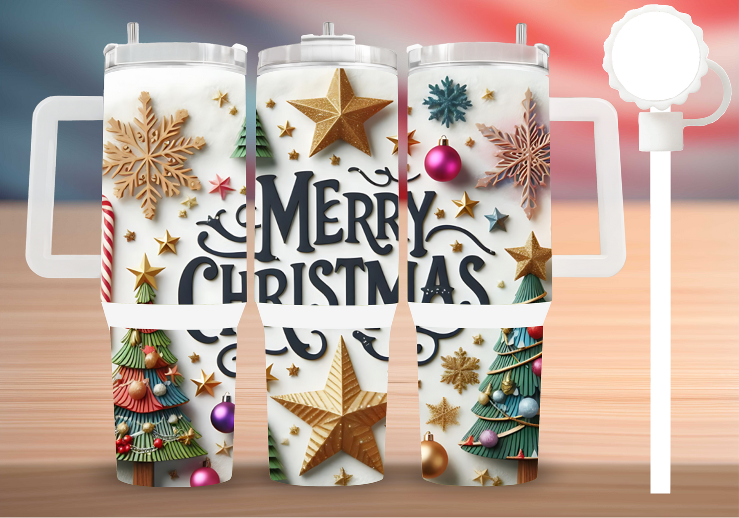 Personalized Tumbler with handle