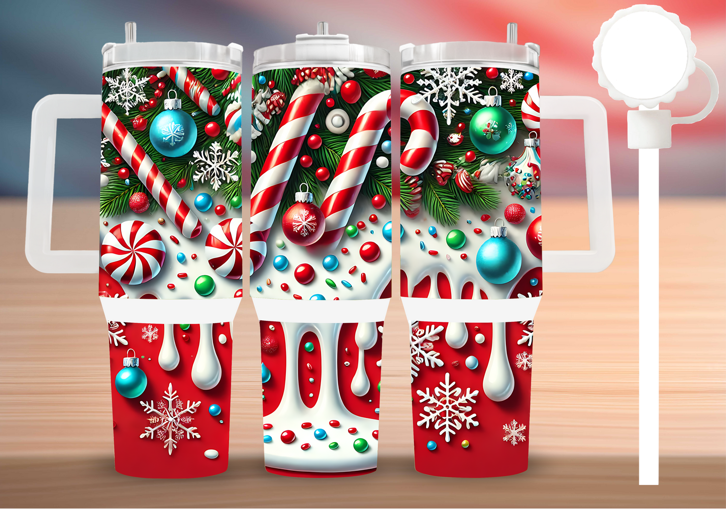 Personalized Tumbler with handle