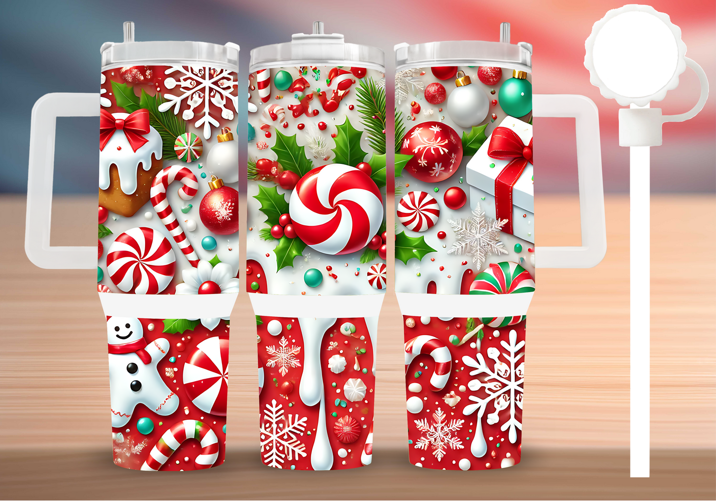 Personalized Tumbler with handle